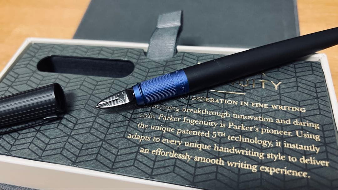 パーカー インジェニュイティ スリム ディープブラックブルーBT 5th F