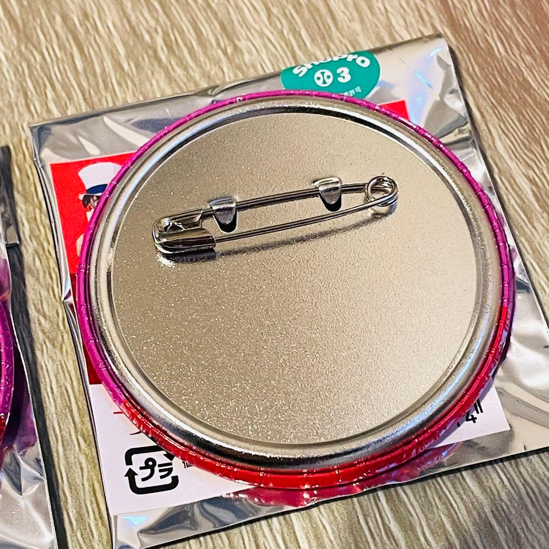 【2個セット】　灰原哀　缶バッジ　新年のご挨拶　名探偵コナン　NewDays