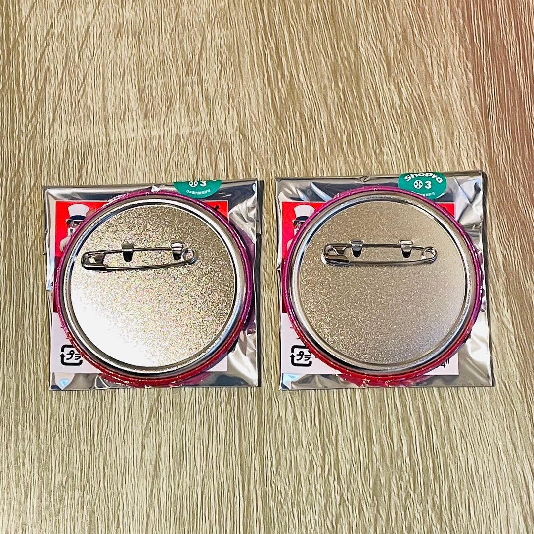 【2個セット】　灰原哀　缶バッジ　新年のご挨拶　名探偵コナン　NewDays