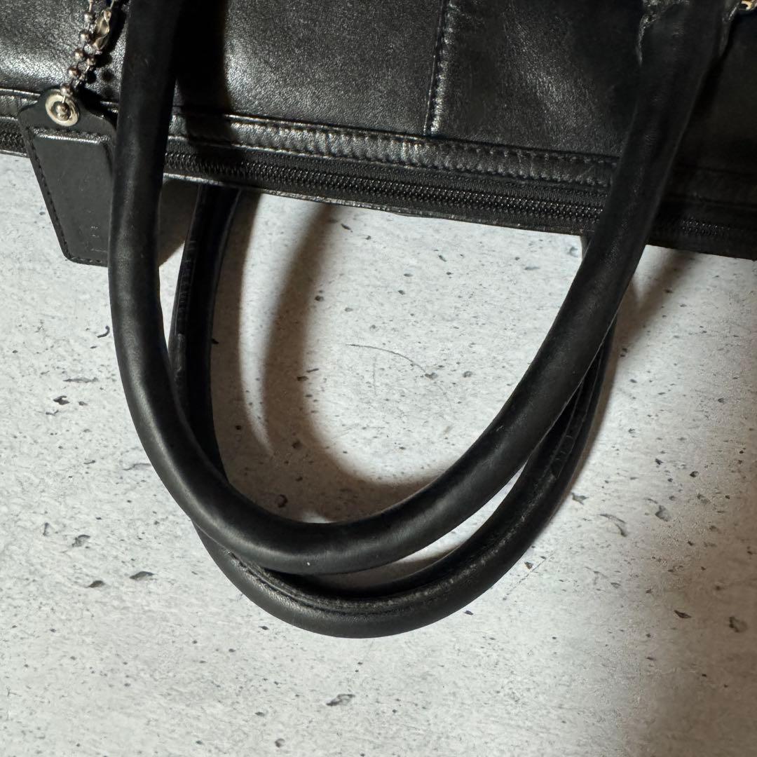 【美品】コーチ 本革 COACH ビジネスバッグ 2way ブラック 大容量