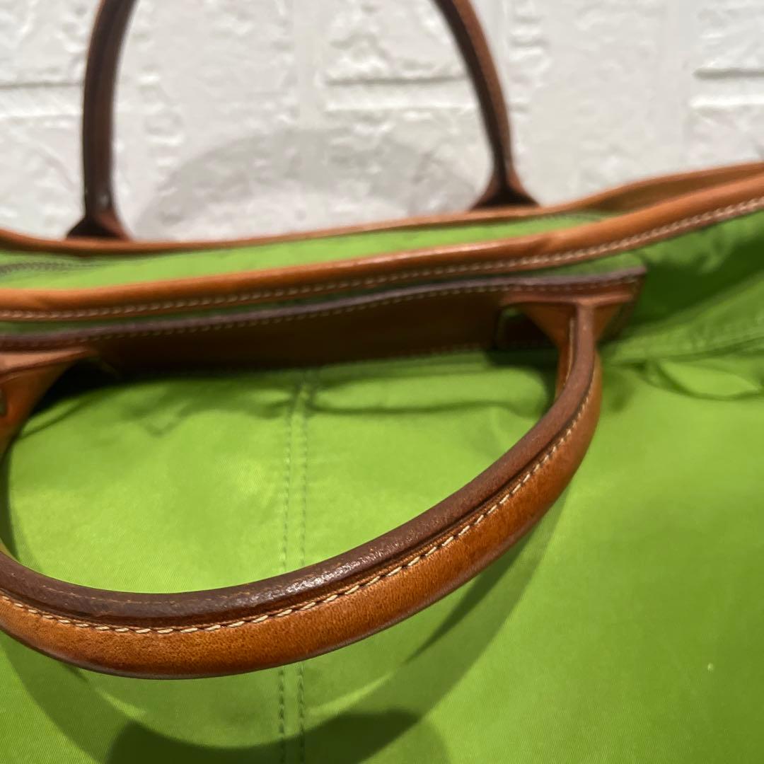 【美品　希少カラー】フェリージ ビジネスバッグ 2way グリーン 05-54