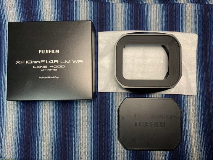 FUJIFILM XF18mmF1.4R LM WR 角型レンズフード 美品】富士フイルム
