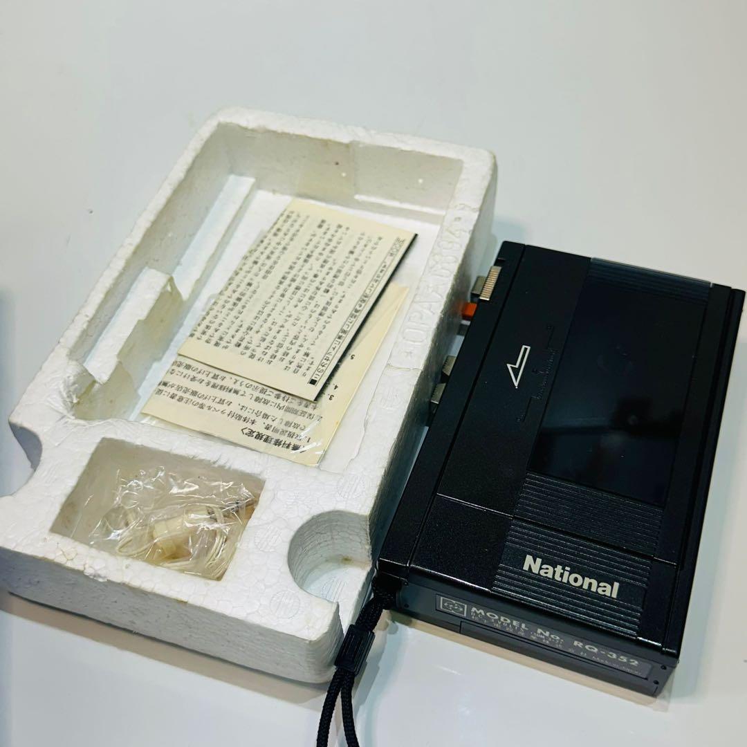 National RQ-352 ミニカセットレコーダー ジャンク - メルカリ