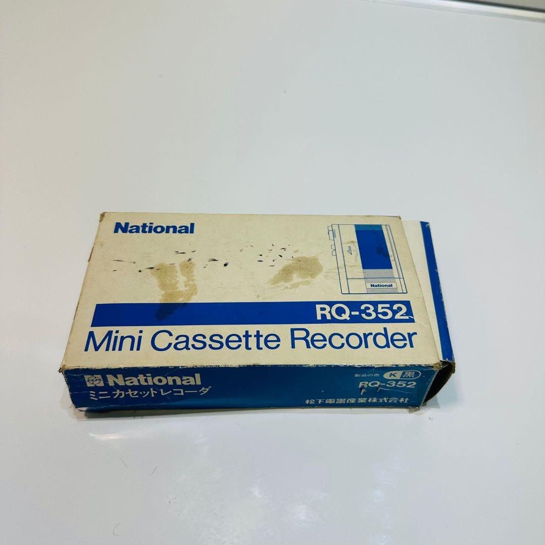 National RQ-352 ミニカセットレコーダー ジャンク - メルカリ