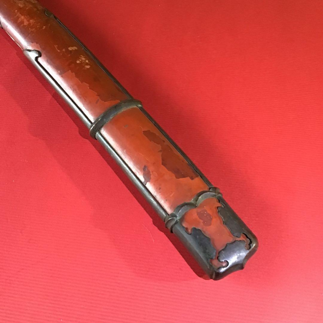 太刀　朱塗　鞘　室町時代