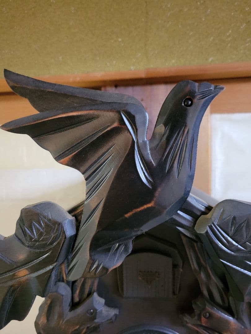 y*o様 希少　ヴィンテージ　ミケン　鳩時計　①　稼働品