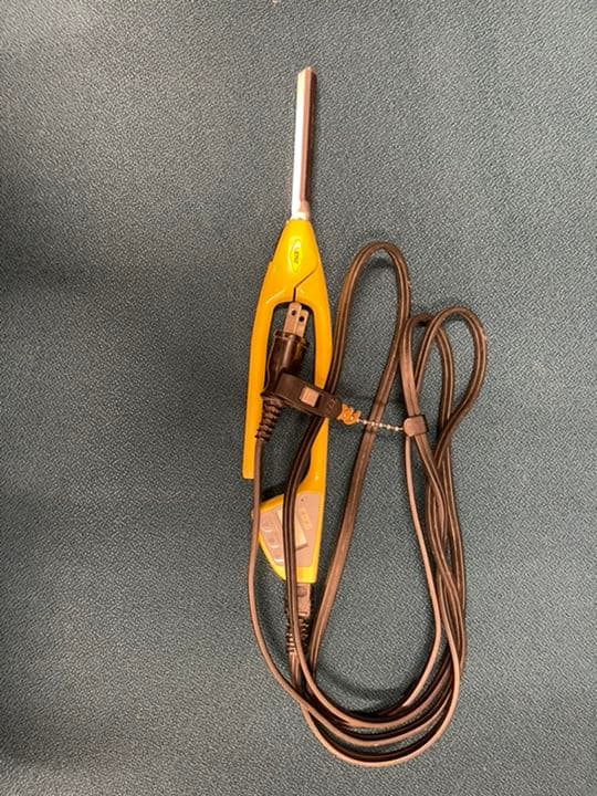 レンツ アイロン 角8㍉ 配送 超美品 LENZ 【α-8】レンツアイロン クシ目