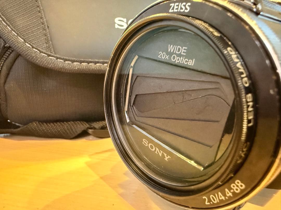 SONY FDR-AX60 4Kビデオカメラ 本体とケース・ストラップ付き