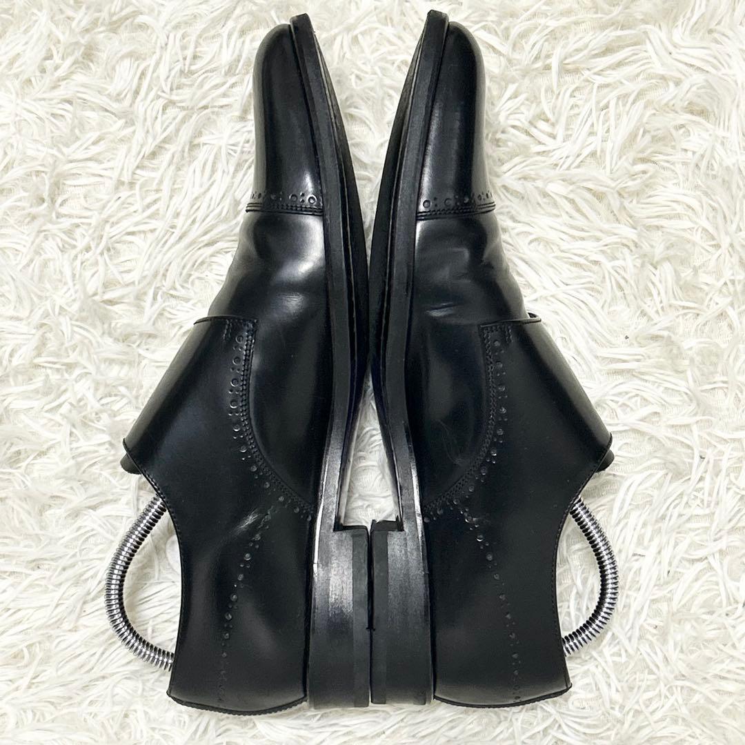 ✨美品✨REGALリーガル ダブルモンク ガラスレザー V165ブラック 26㎝