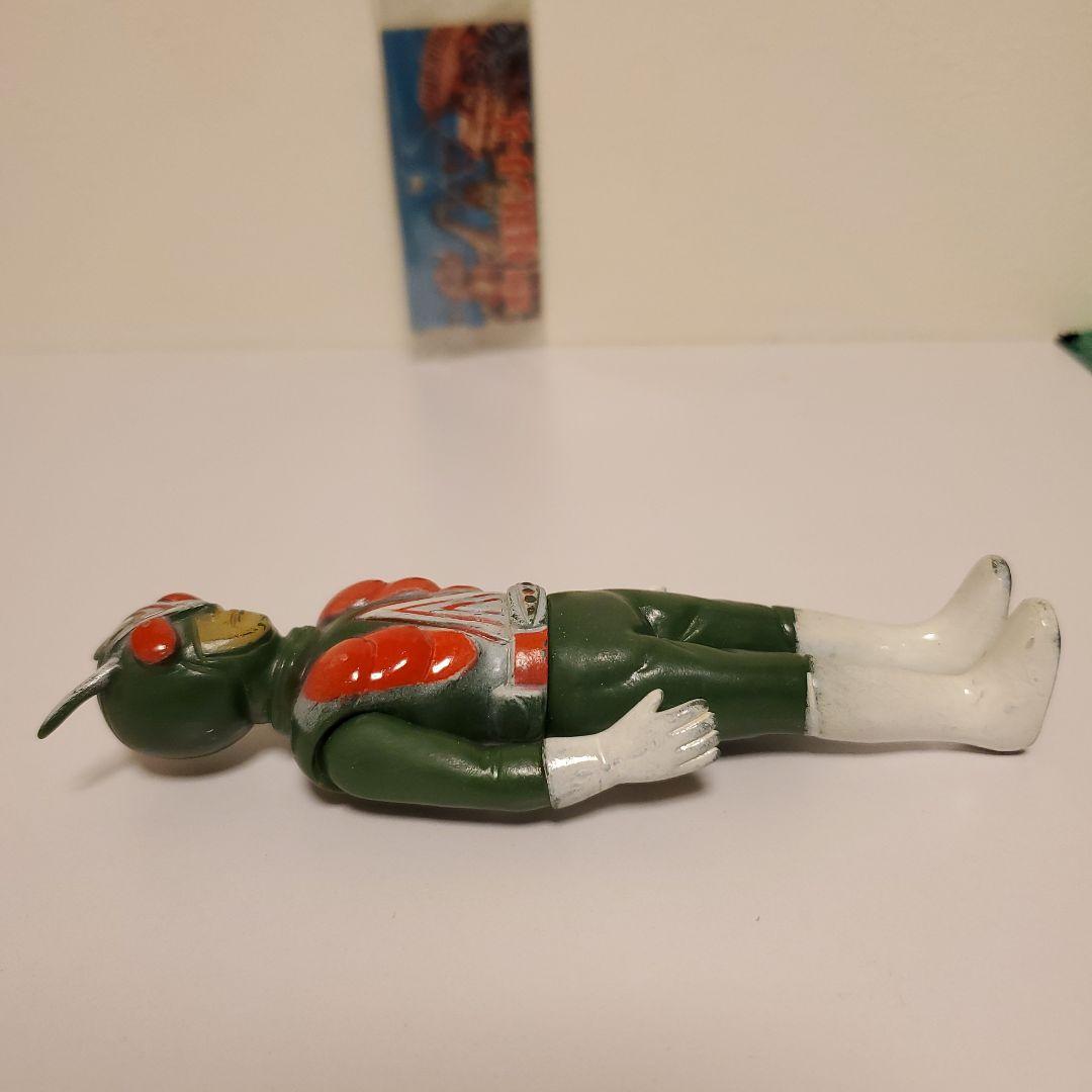 当時もの 無版権 ライダーマン ソフビ ミニサイズ 仮面ライダーV3