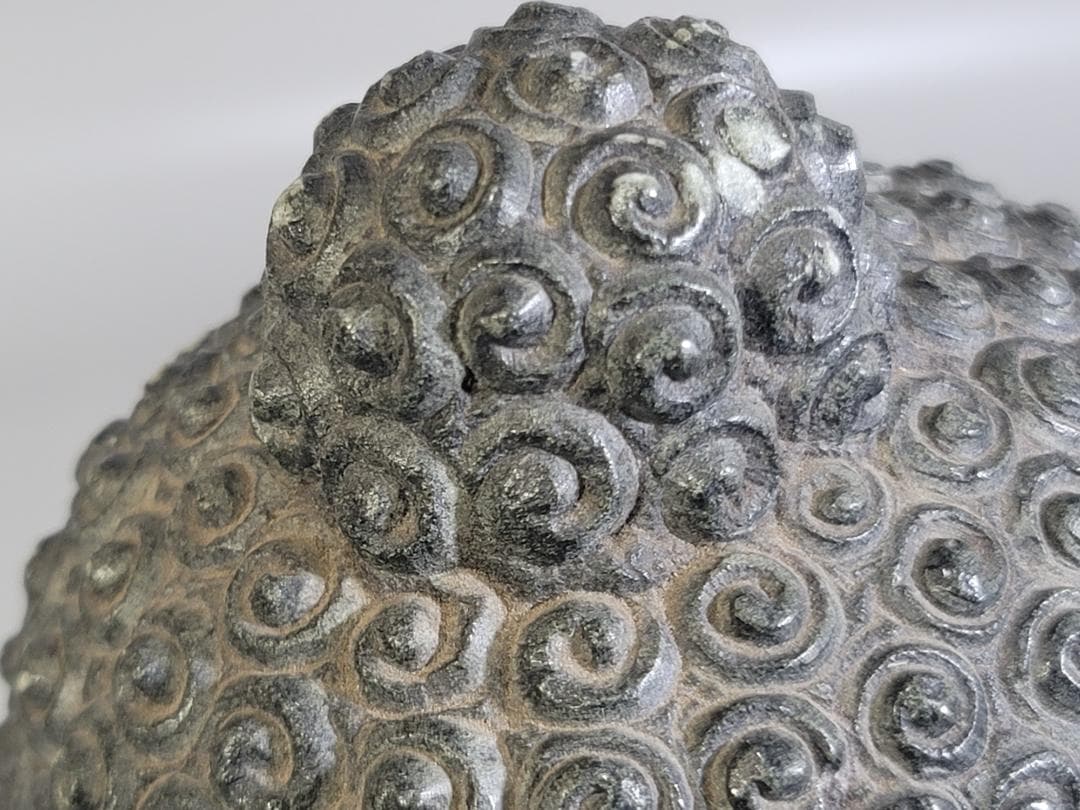 石仏 仏頭 置物 在銘 DT421