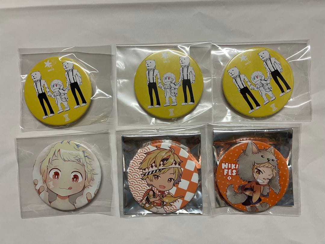 XYZ ひきフェス un:c 缶バッジ - メルカリ