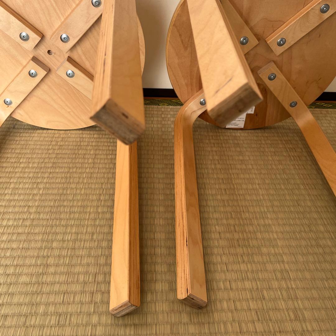 「２脚セット」廃盤品　IKEA イケア　フロスタ　スツール　スタッキングチェア