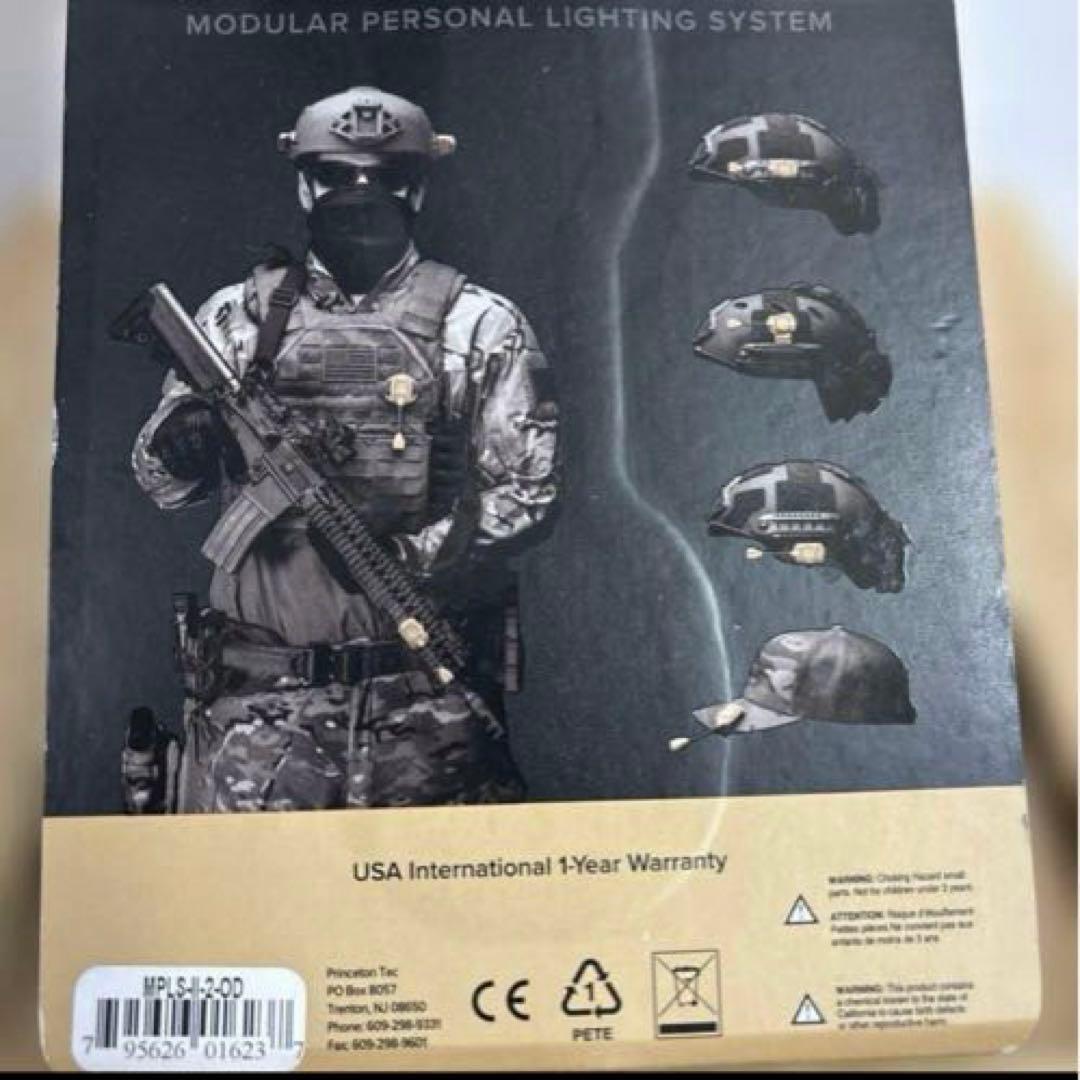 米軍　princeton tec SWITCH MPLS ヘルメットライト　①