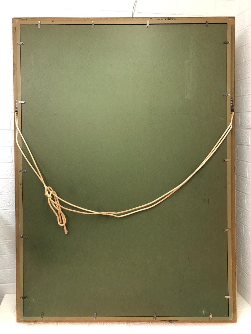 油彩 ビンテージ ピエロ アート 油絵 壁掛け 縦133㎝×横96.5