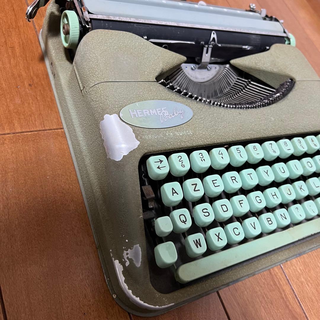 HERMES タイプライター レトロ ヴィンテージ アンティーク スイス製