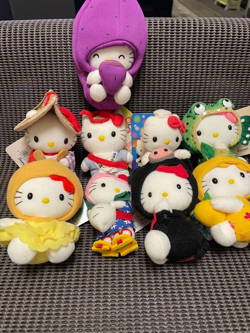 九州限定 ご当地 ハローキティ ぬいぐるみ 9体セット ご当地 ハローキティ 九州 沖縄9点セット ご当地 ハローキティ 九州