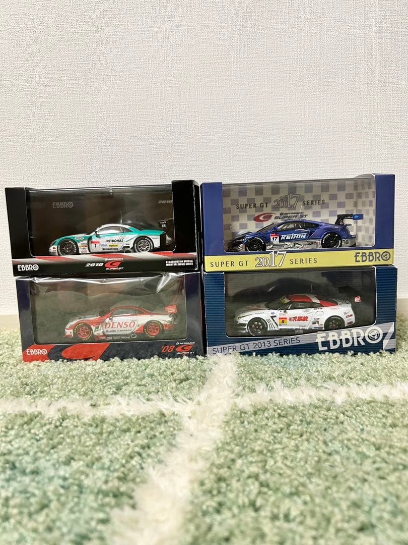 EBBRO スーパGT ミニカー4台セット 1/43 - メルカリ