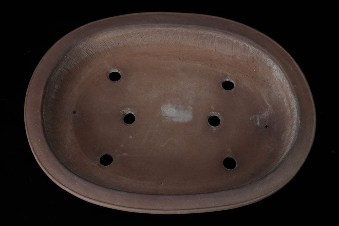 盆栽鉢 礼峰造 57㎝ 在銘 盆器 園芸 盆栽用具 古美術