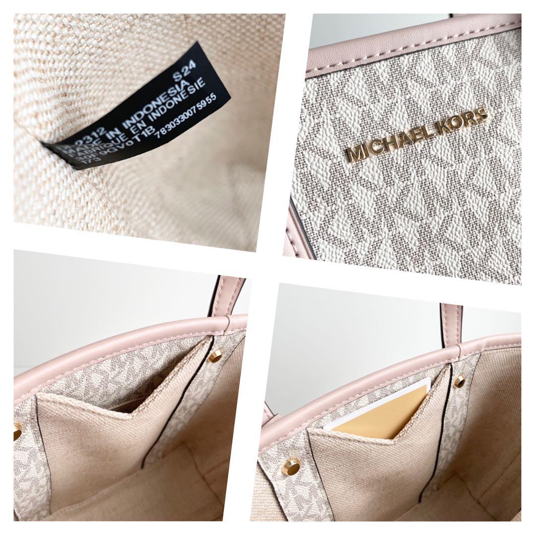 マイケルコース ハンドバッグ 2way ポーチ付き シグネチャー 白 新品保管