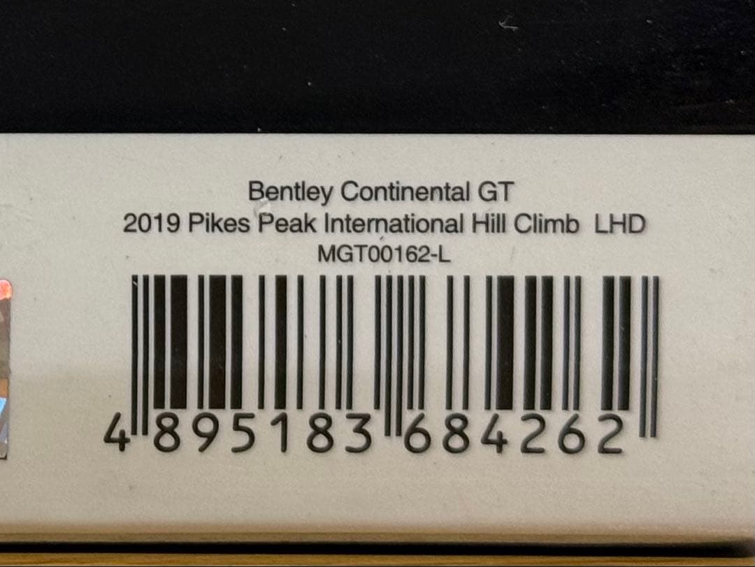 新品未開封 ベントレー コンチネンタルGT 1/64 MINI GT ミニカー