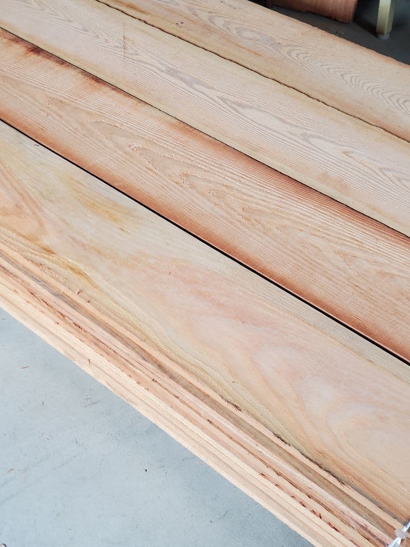 一枚板 サワラ 無節 DIY インテリア 壁板 床材 足場板 60枚