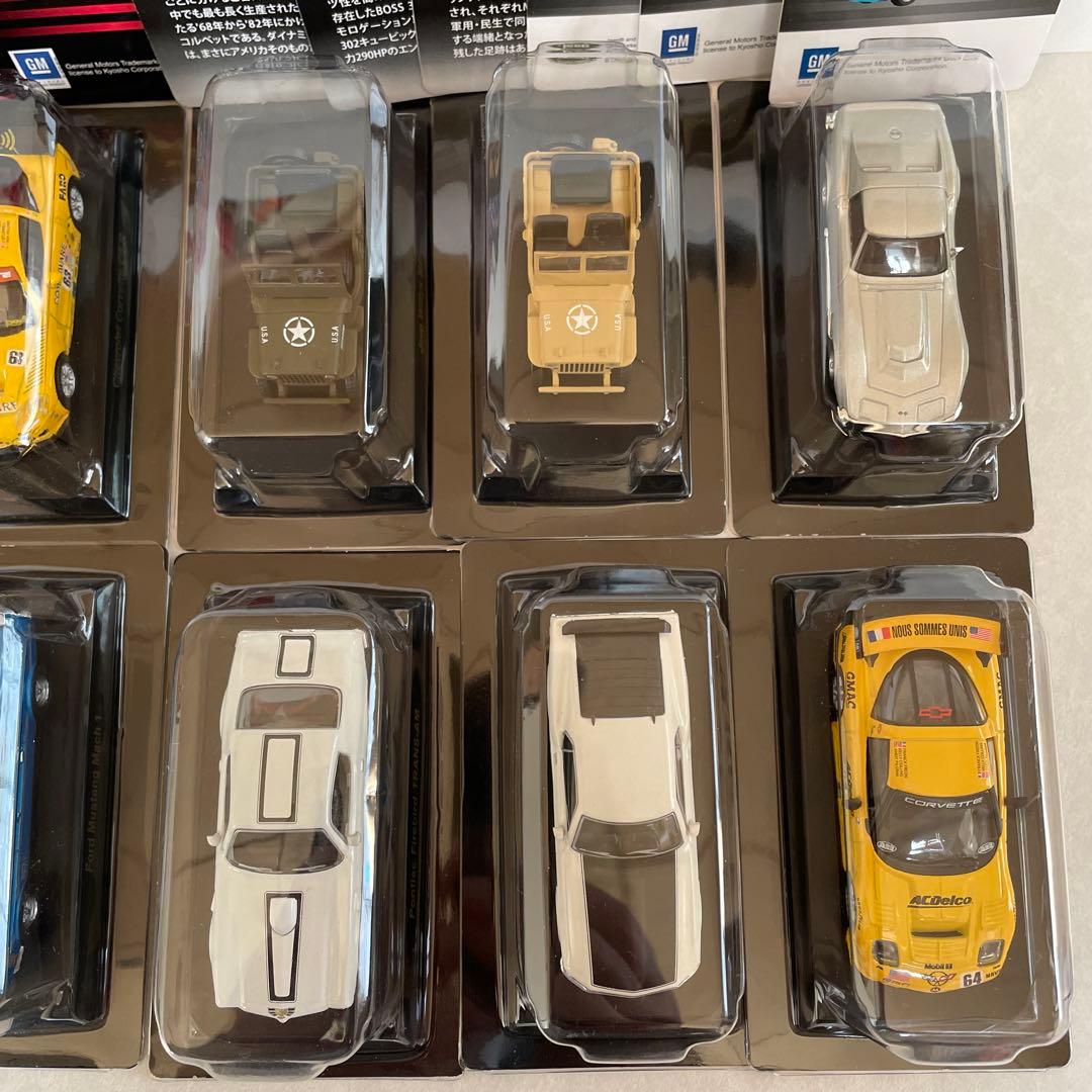 京商 1/64 USAスポーツカー 10台(コルベット，マッハ1，マスタング等)