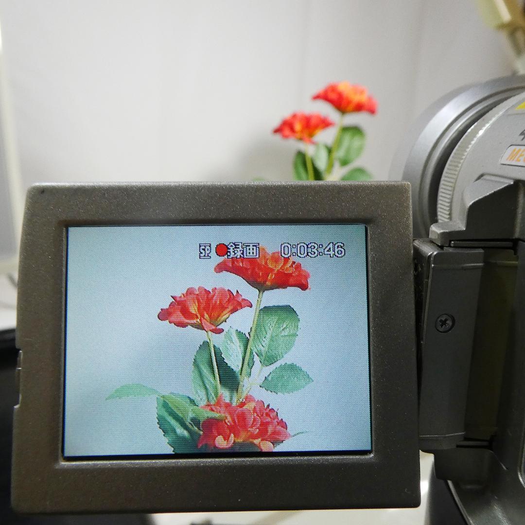 動作品 ソニーDCR-PC100 MiniDV ビデオカメラ DVDダビングに