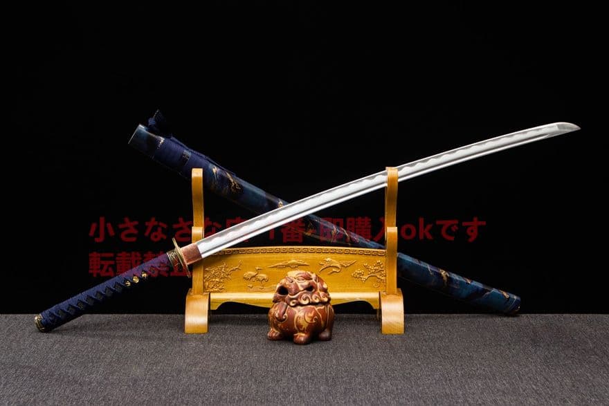 膝切武士刀-高性能マンガン鋼 武具　刀装具　日本刀　模造刀 居合刀