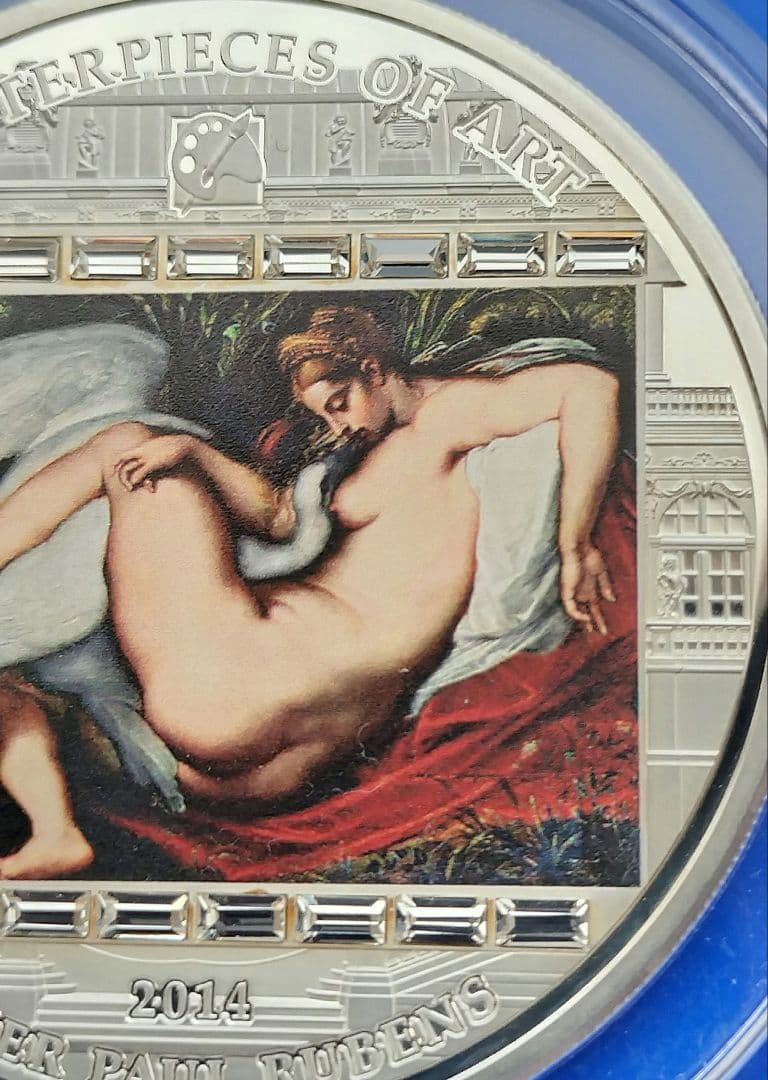 レダと白鳥（ルーベンス）20ドル3oz銀貨 2014年 - メルカリ
