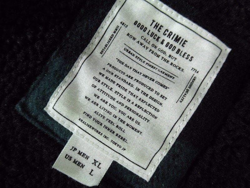 XL 20AW クライミー 総裏ボア チェック ボア ダブルジップ ベスト 緑黒