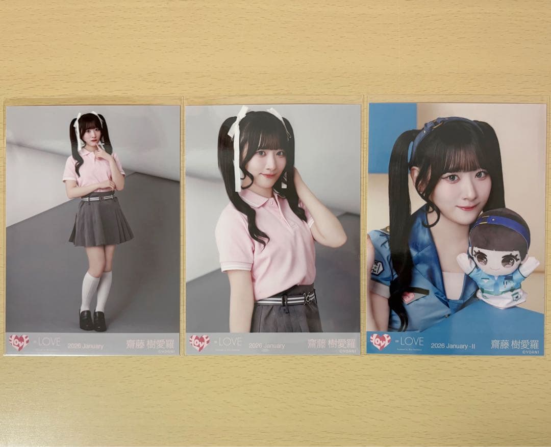 イコラブ 生写真 個別ポロシャツ モーリーファンタジーコラボ④ 齋藤樹