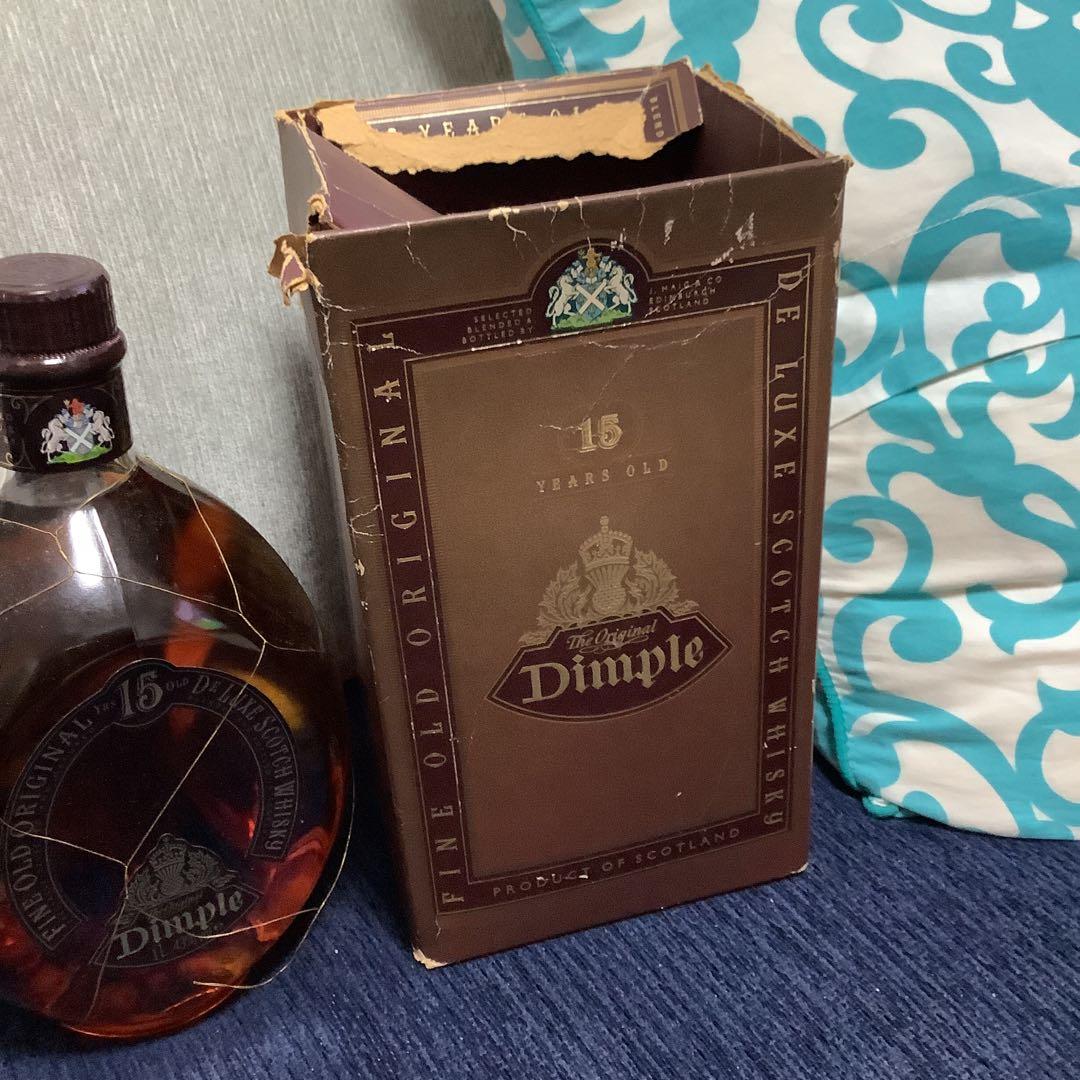 Dimple ディンプル15年 スコッチウイスキー 1リットル 箱付き