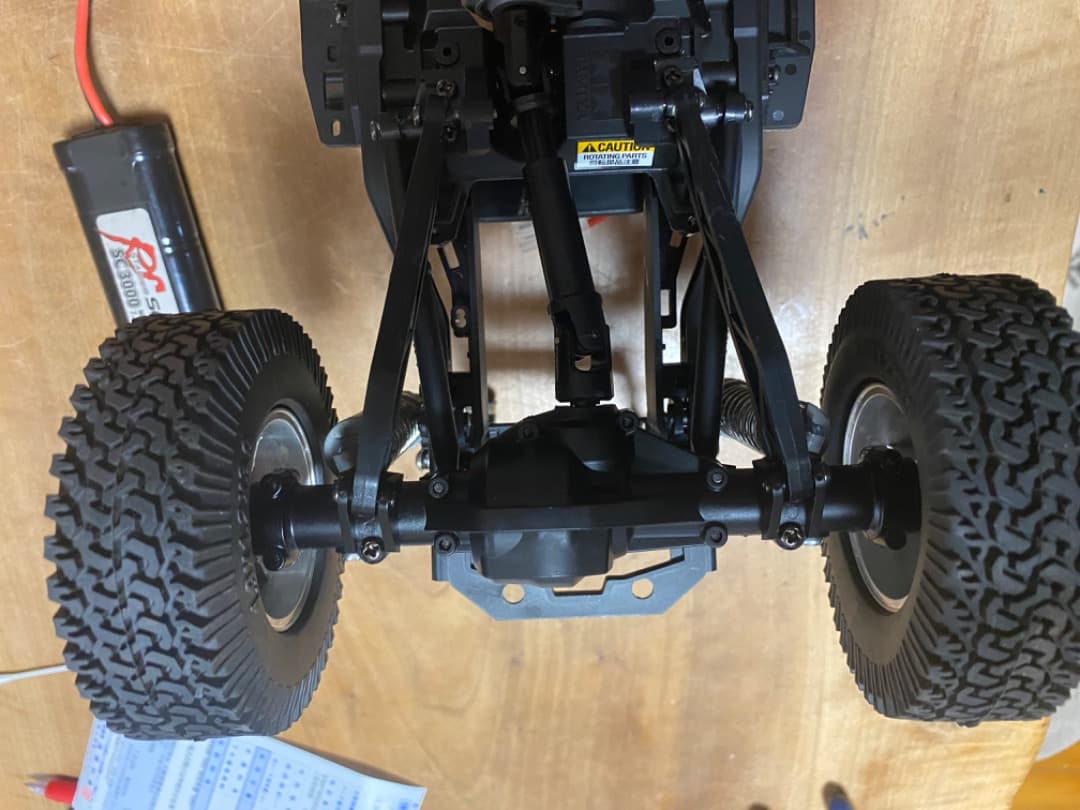 TAMIYA 1/10電動RC メルセデス・ベンツG500 CC-02シャーシ