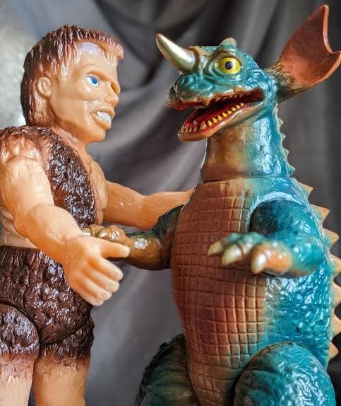 フランケンシュタイン＆バラゴン（マーミット）ソフビフィギュア2体