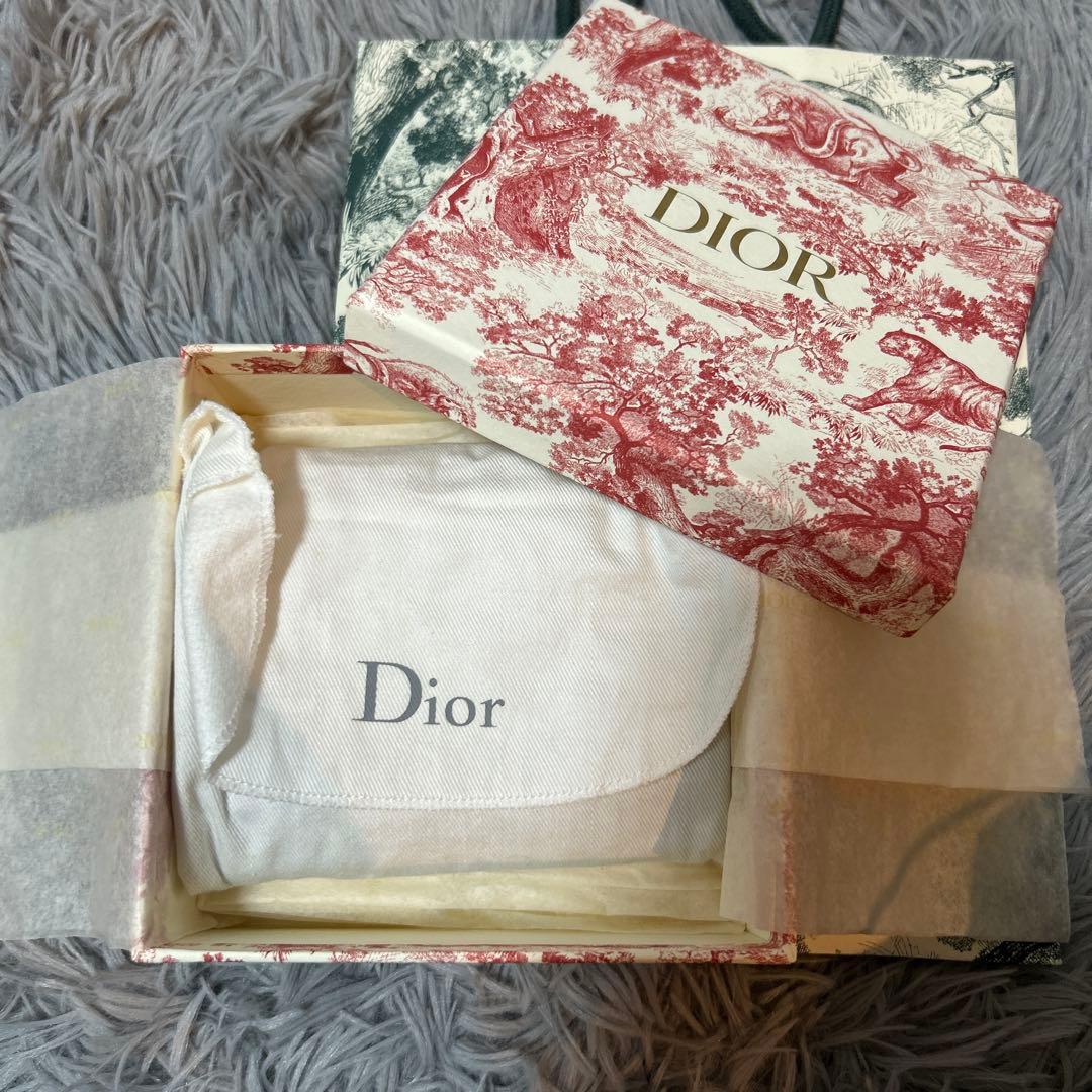 Christian Dior ブラック 三つ折り財布