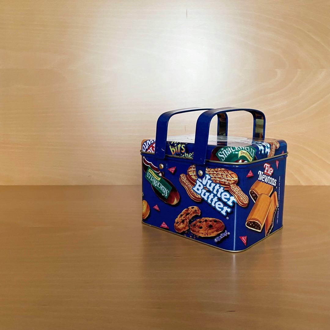 ナビスコ　ヴィンテージ　ランチボックス　アメトイ　TIN 缶ボックス　昭和レトロ