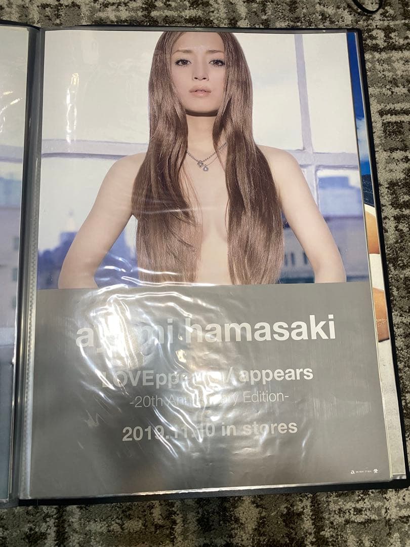 美品】 浜崎あゆみ B2 ポスター LOVEppears 2枚セット