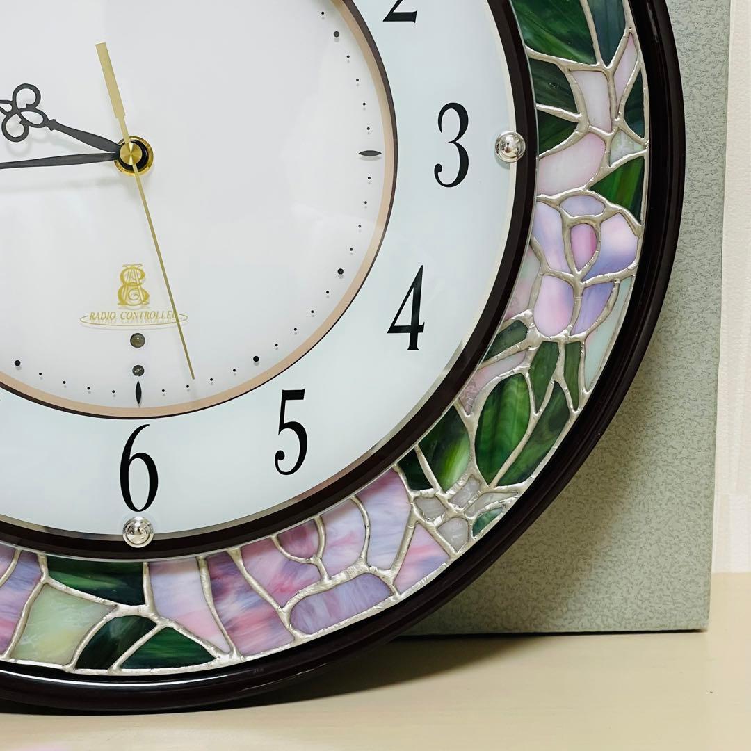 廃盤 RHYTHM リズム 掛時計 エミュエール M8F