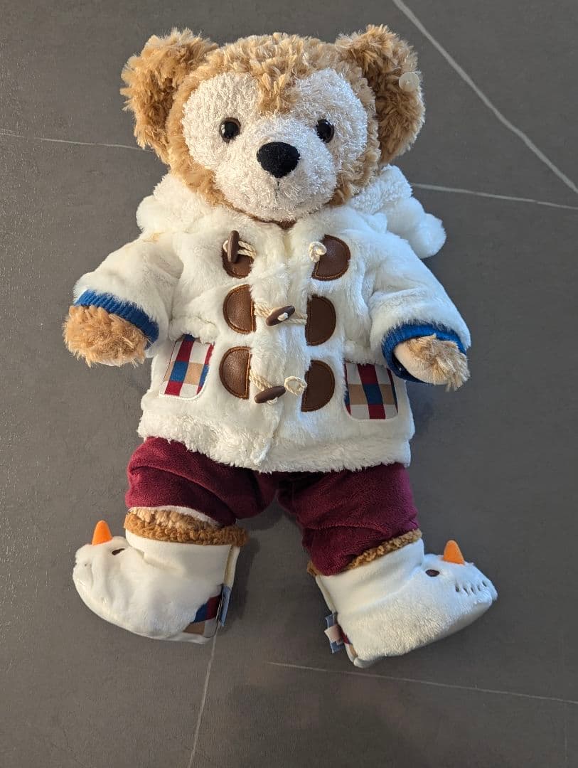 ダッフィー ぬいぐるみ＆ウィンターホリデーコスチュームセット（2019）