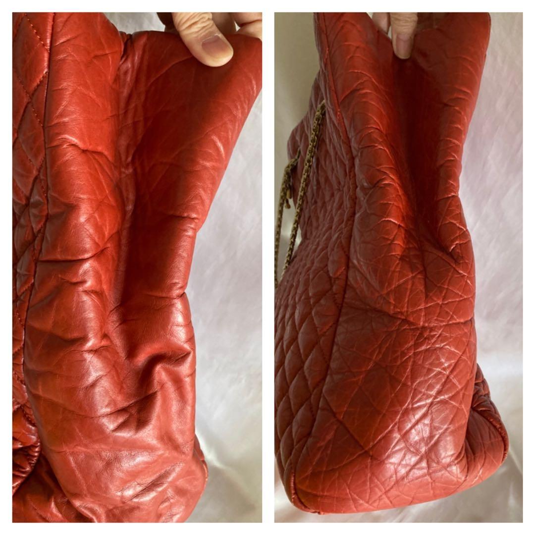 ちの様♡CHANEL マトラッセ　チェーントートバッグ　チェーンバッグ　レザー