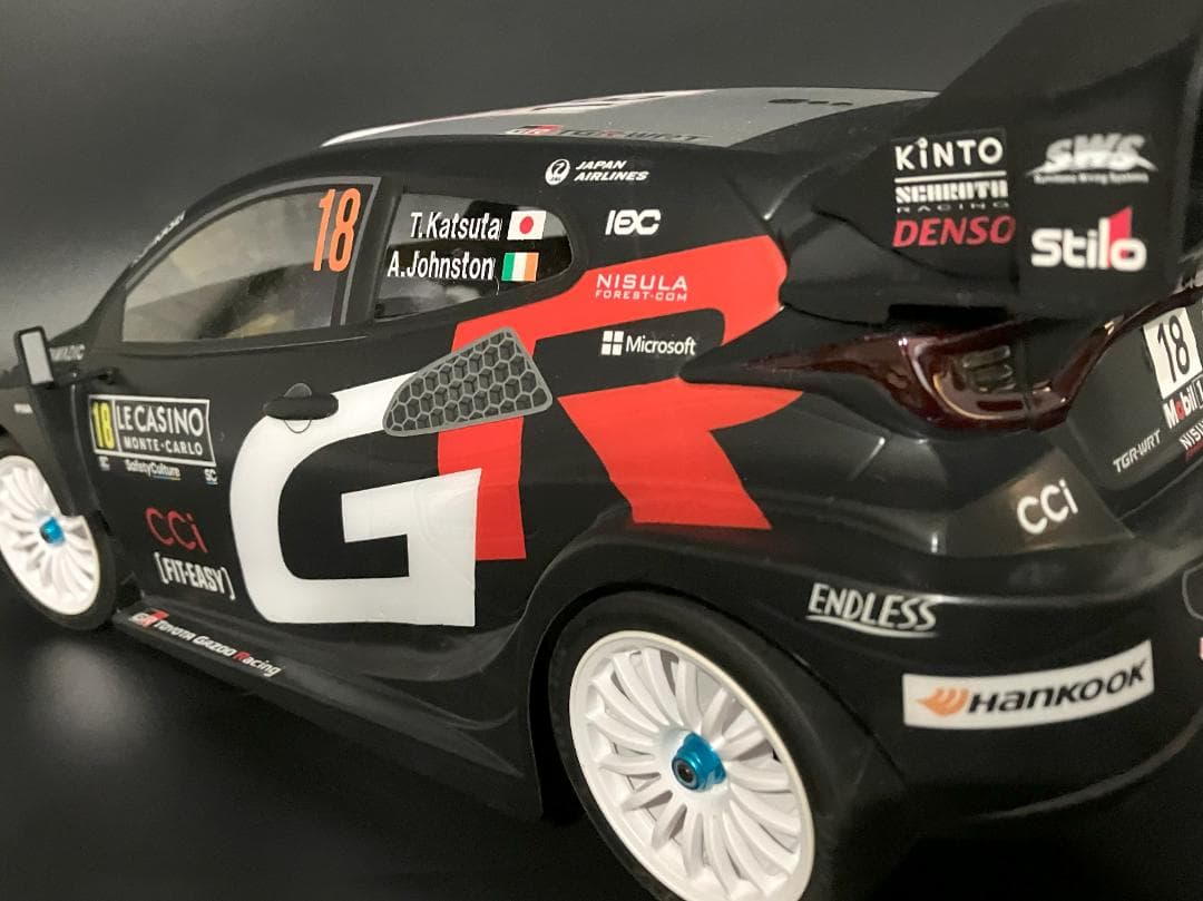 タミヤRCボディ ヤリス WRC2025 ラリーモンテカルロ 勝田選手 - メルカリ