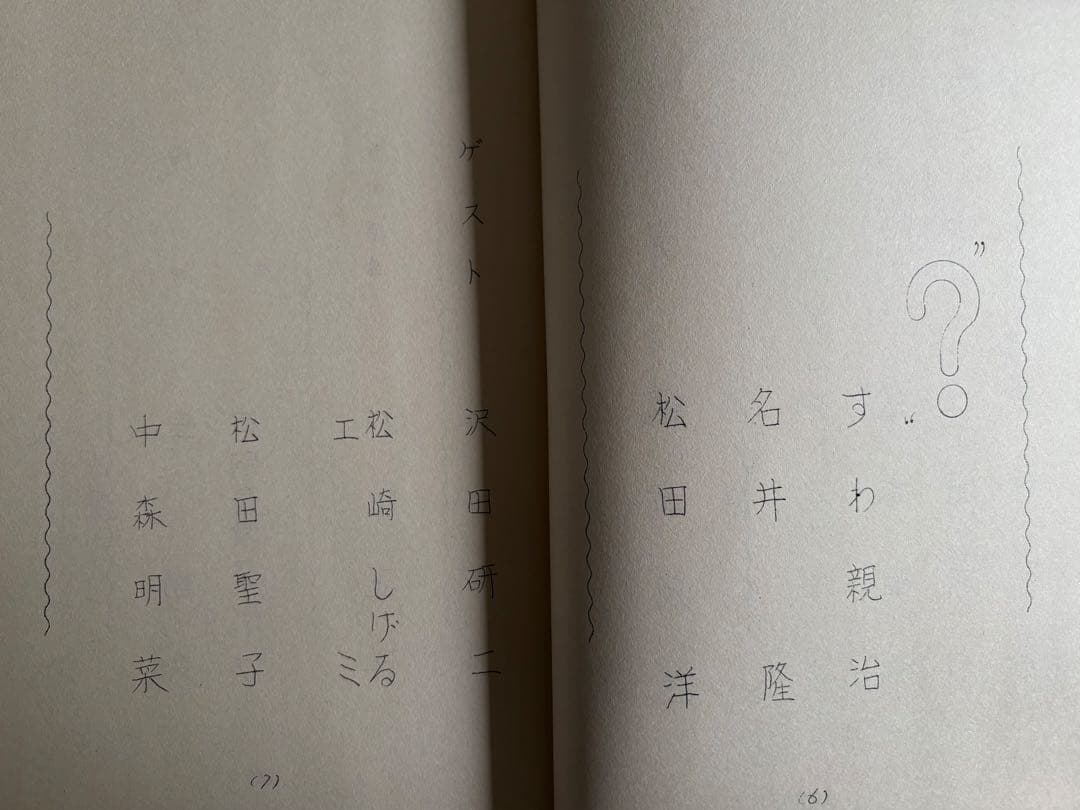 8時だョ!全員集合665台本 ザ・ドリフターズ 沢田研二 松田聖子 中森明菜