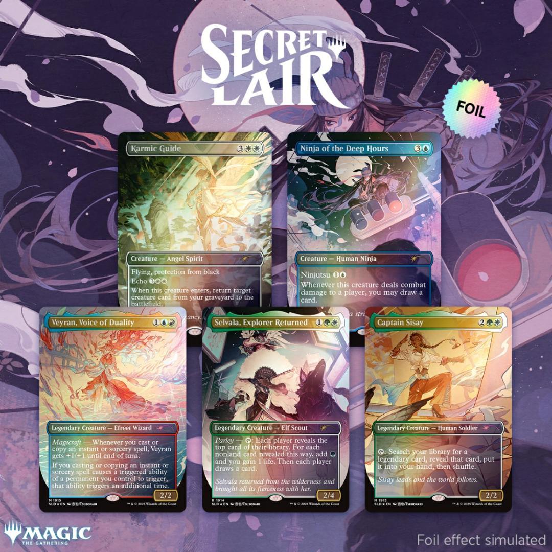 MTG 選定された行進 secret lair foil MTG 選定された行進 secret lair