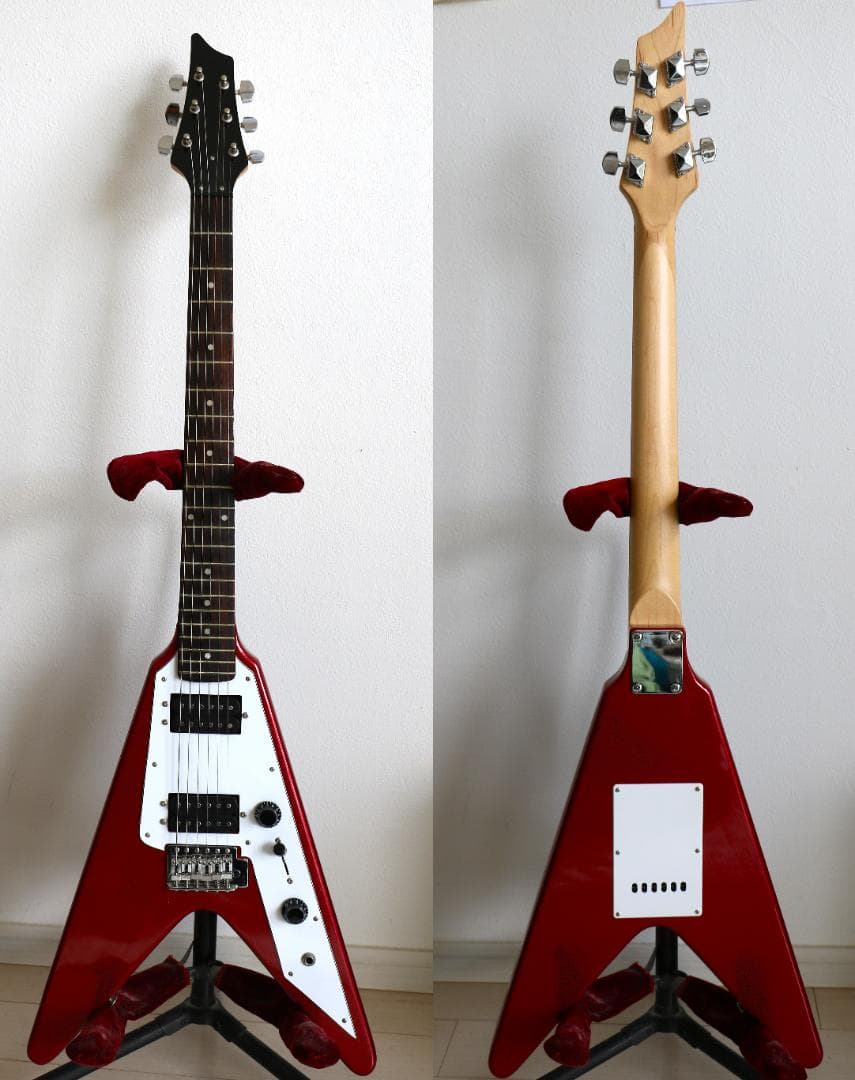 △値下！！△フライングVスタイル△【EX+】SKBセミハードケース即実戦