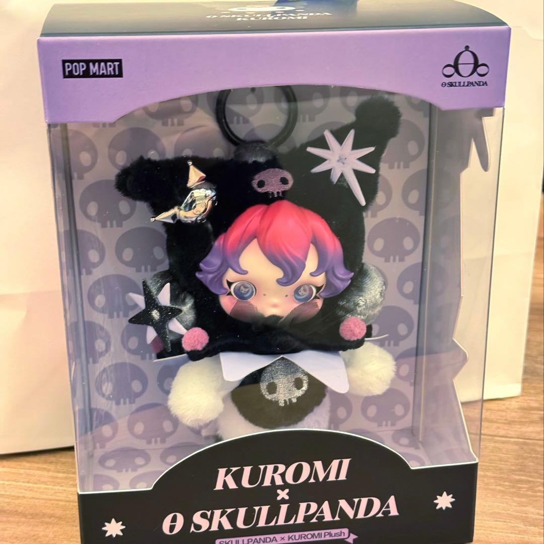 本日発送！SKULLPANDA×KUROMI スカルパンダ クロミPOPMART