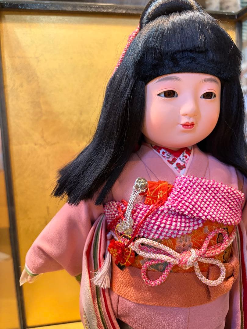 玉秀作市松人形】竹下景子抄 市松物語 色紙付 - メルカリ