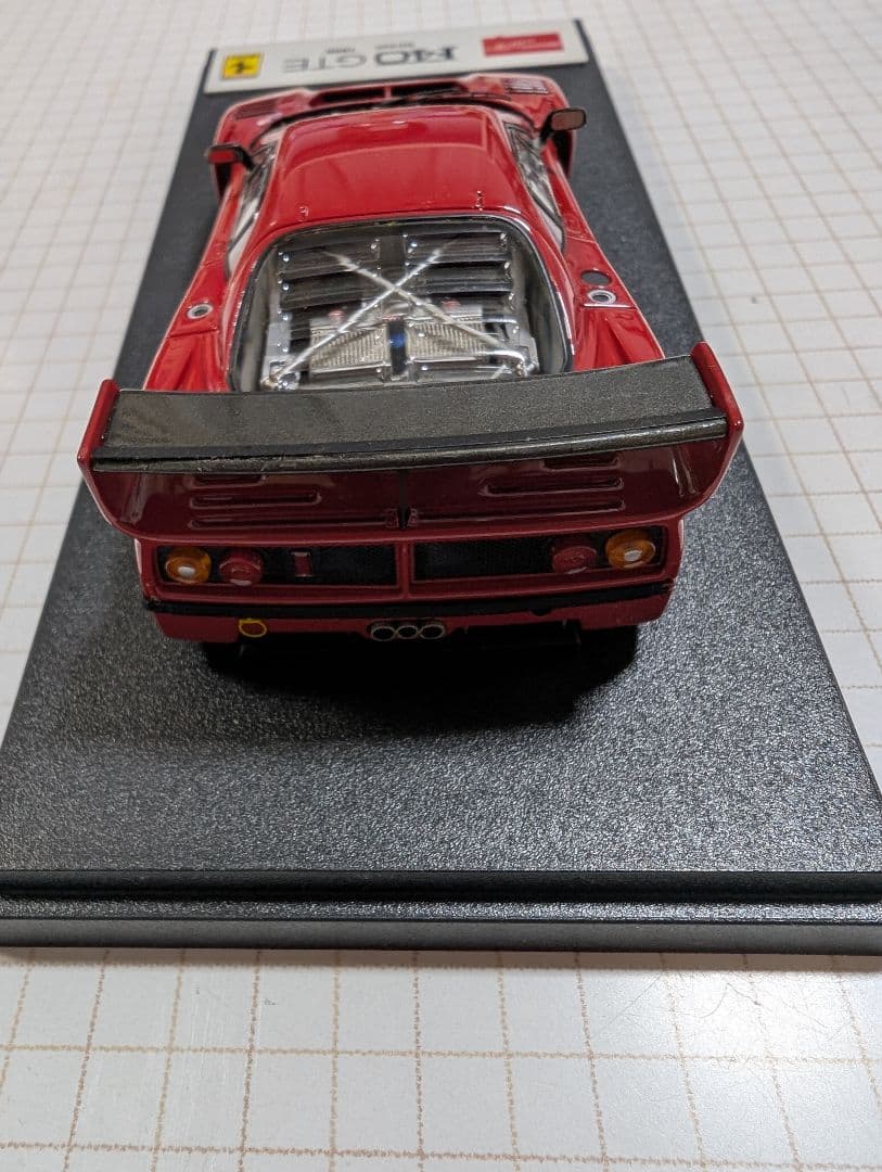 フェラーリF40 GTE 1/43ミニカー　メイクアップ製