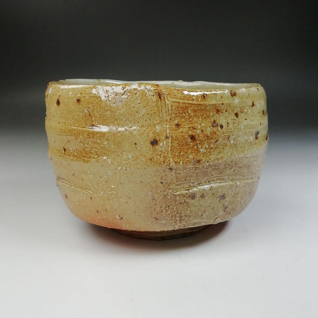 T735 茶碗 『伊賀茶碗』『桃青窯 松本央 造』 共箱 抹茶碗 茶道具