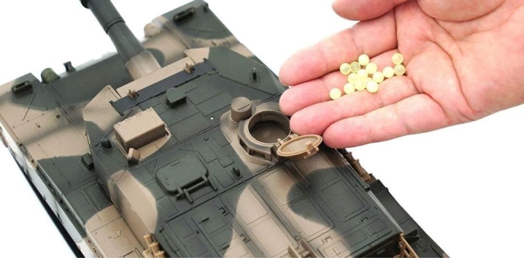 キョウショウ エッグ R/C BB弾バトルタンク ウェザリング 陸上自衛隊90式